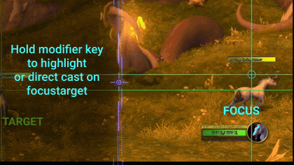 Umbralmarket-Reticle focus targeting and casting in-game