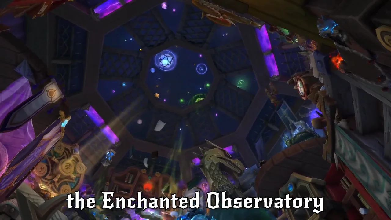 Enchanted Observatory Library — WoW Housing build by Unknown