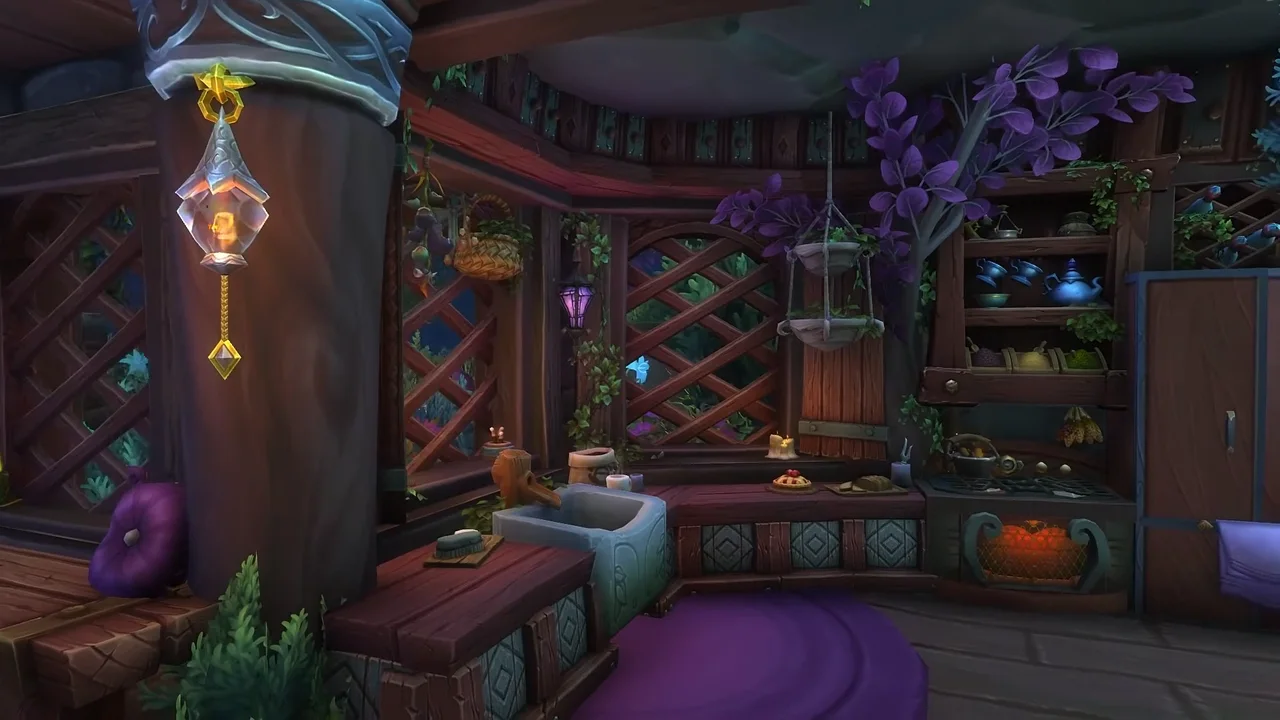 Evening Cottage — WoW Housing build by swampy