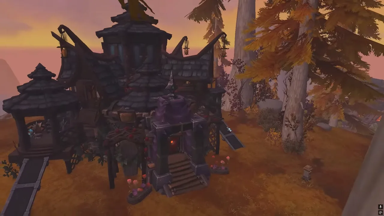 Forsaken Haunted Estate — WoW Housing build by Litafaerie