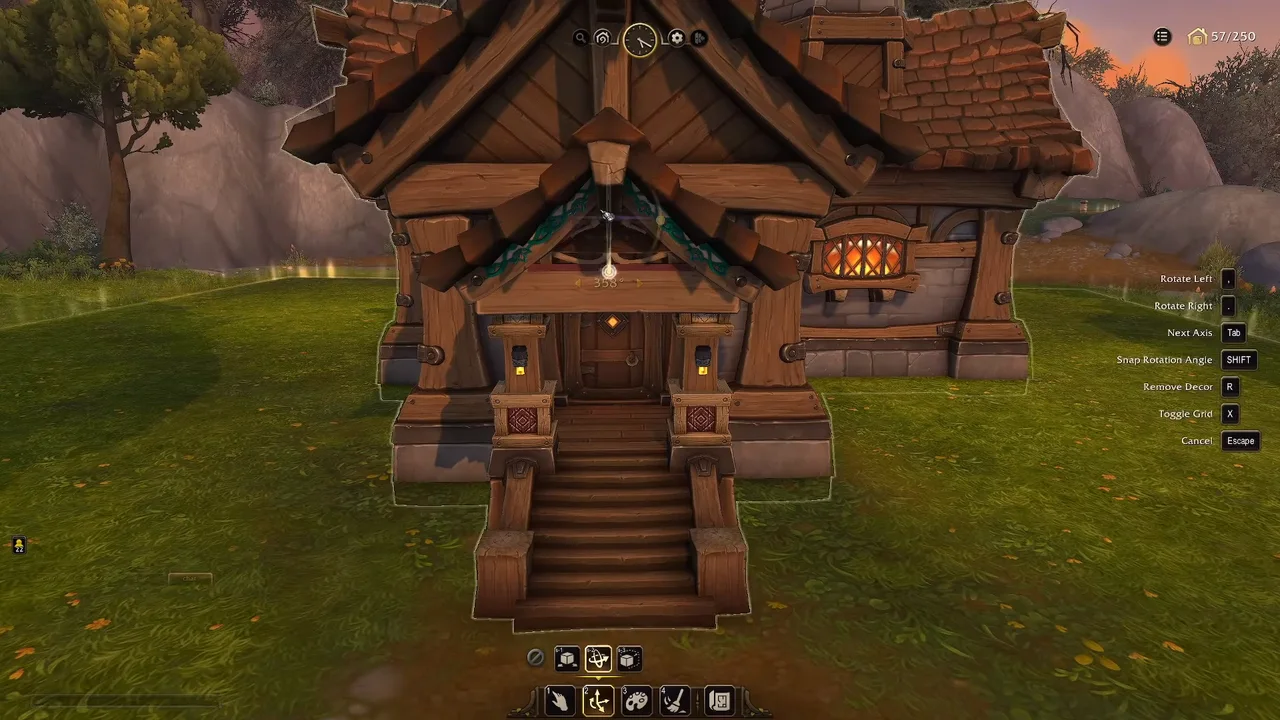 Frozen Cottage Exterior — WoW Housing build by Cozypuppet