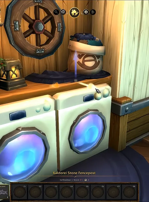 Laundry Area Concept — WoW Housing build by swampy