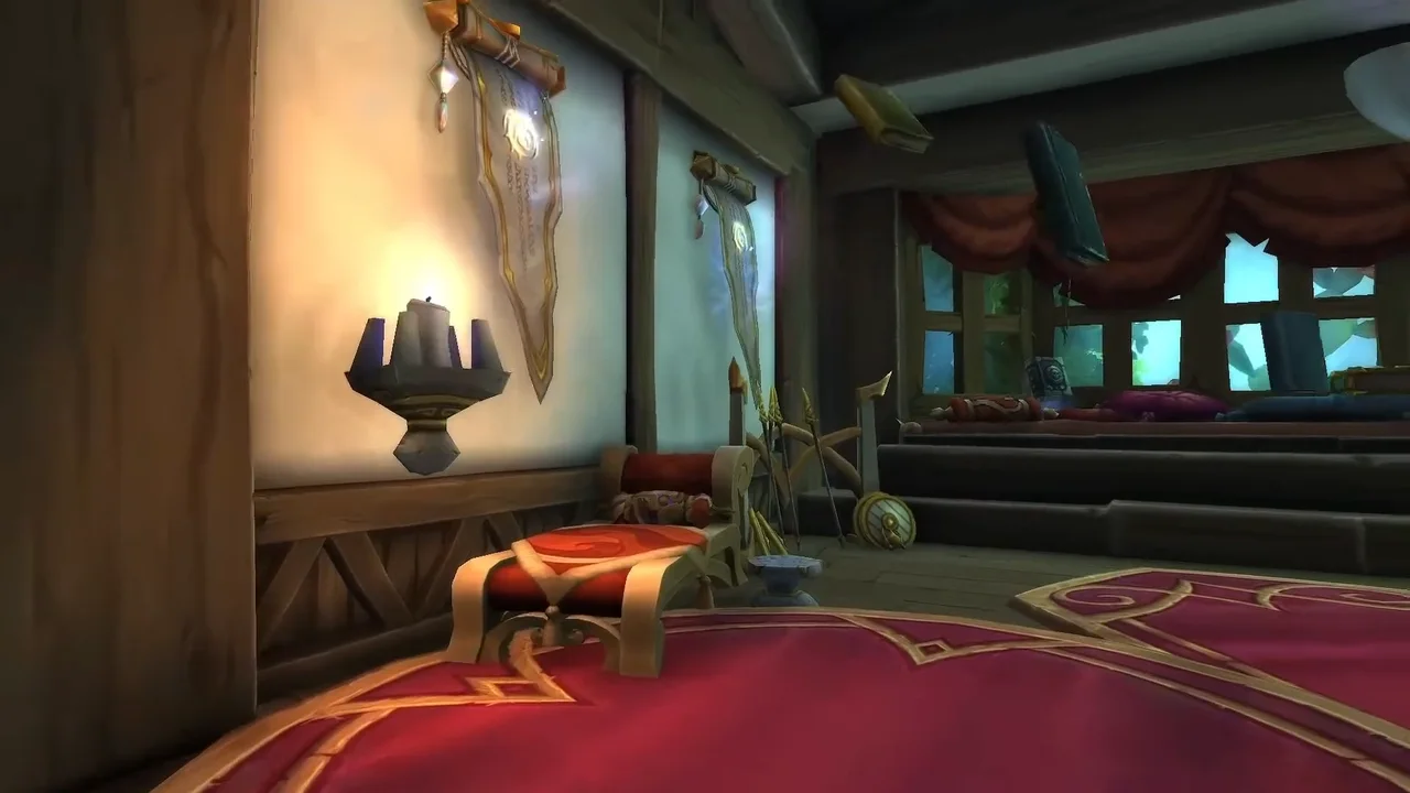 Nightborne Rogue Bedroom — WoW Housing build by Mehet