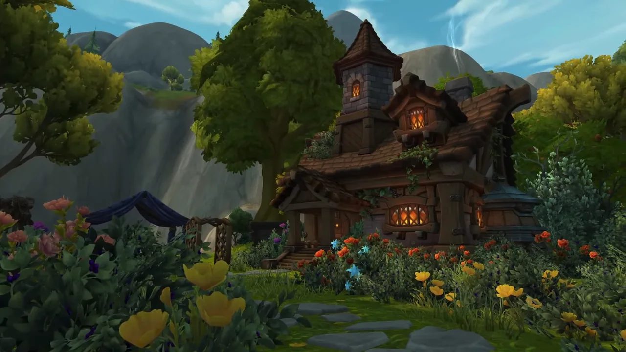 Warlock Lodge — WoW Housing build by Vandos