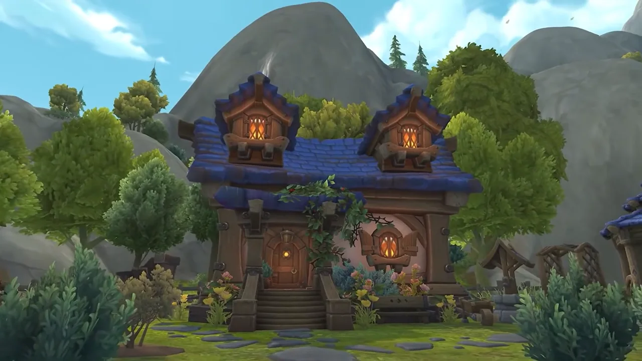 Cozy and Cluttered Witchy Cottage — WoW Housing build by EllieBuilds