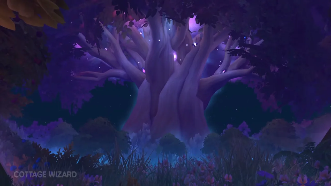 World Tree in My Home — WoW Housing build by CottageWizard