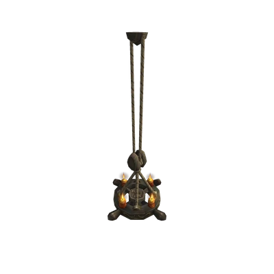 Admiral's Low-Hanging Chandelier