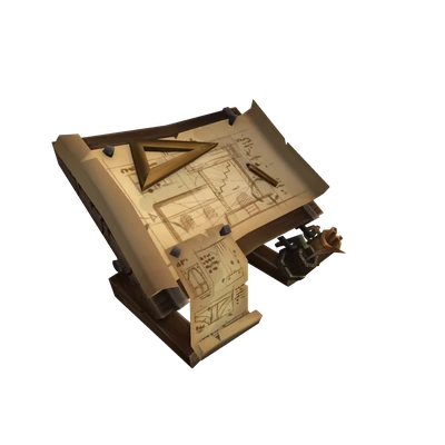 Architect's Drafting Table — WoW Housing decor