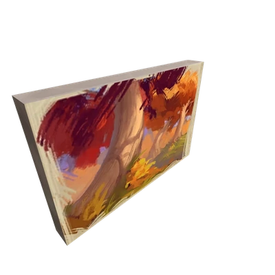 Autumnal Eversong" Unframed Painting — WoW Housing decor