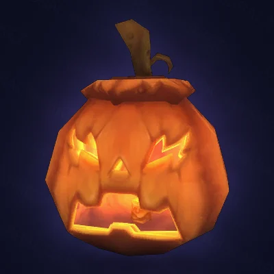 Candlelit Shrieking Jack-o'-Lantern