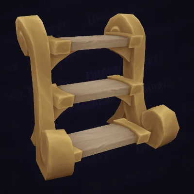 Carved Elven Bookcase — WoW Housing decor