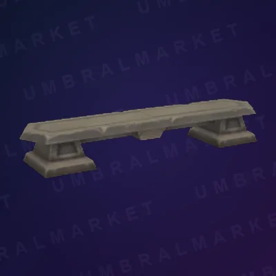 Carved Stone Bench