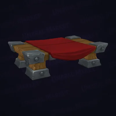Covered Wooden Table