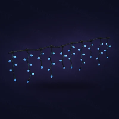 Cozy Cabin Blue String Lights
