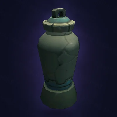 Cracked Amani Funerary Urn