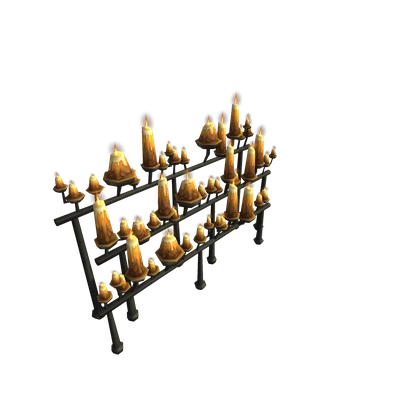 Crucible Votive Rack — WoW Housing decor