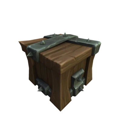 Crude Banded Crate — WoW Housing decor