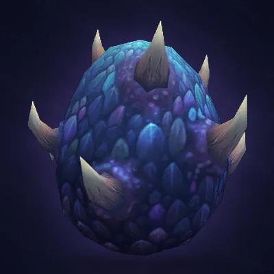 Decorative Blue Dragon Egg