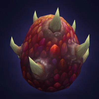 Decorative Red Dragon Egg
