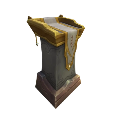 Draconic Auctioneer's Lectern