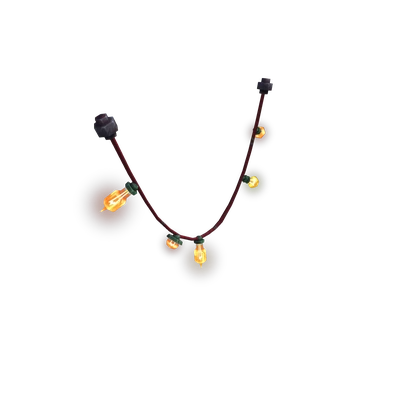 Drooping String of Schmancy Goblin Lights