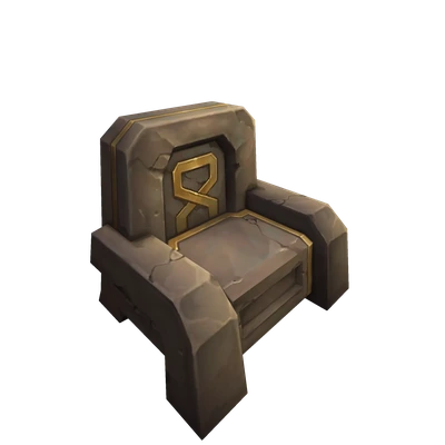 Earthen Etched Throne