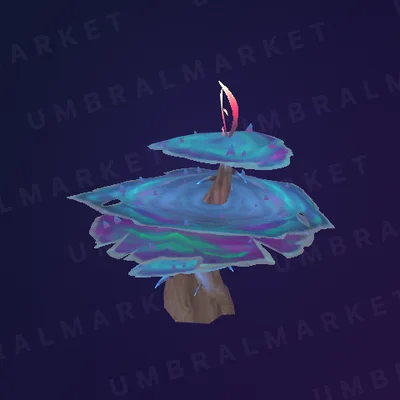 Eerie Iridescent Riftshroom
