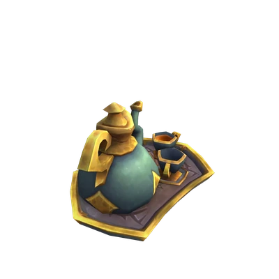 Elegant Dracthyr's Tea Set — WoW Housing decor