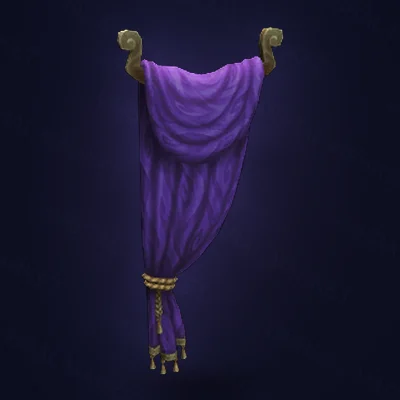 Elegant Tied-Left Curtain