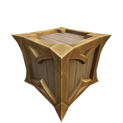 Elven Wood Crate — WoW Housing decor