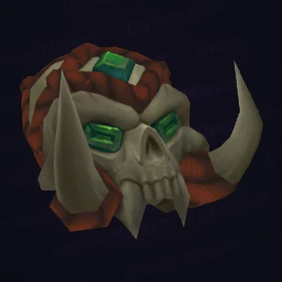 Emerald-Encrusted Amani Ritual Skull