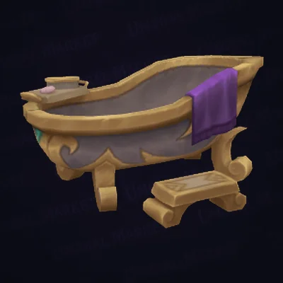 Empty Elegant Elven Bathtub