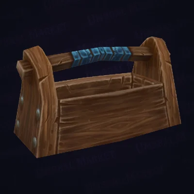 Empty Wooden Toolbox