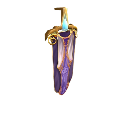 Gilded Dalaran Banner — WoW Housing decor