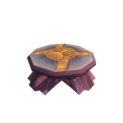 Gilded Draenei Round Table — WoW Housing decor