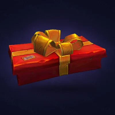 Gilded Red Wrapped Gift