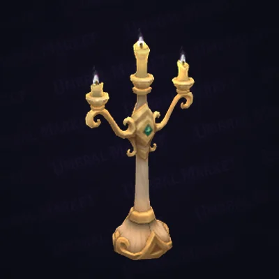 Gilded Silvermoon Candelabra — WoW Housing decor