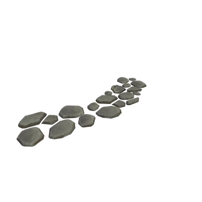 Granite Cobblestone Path Arc