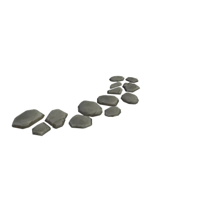 Granite Cobblestone Path Corner