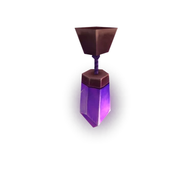 Hanging Draenethyst Light — WoW Housing decor