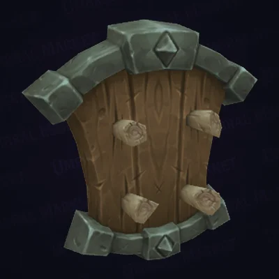Iron-Reinforced Wooden Rack
