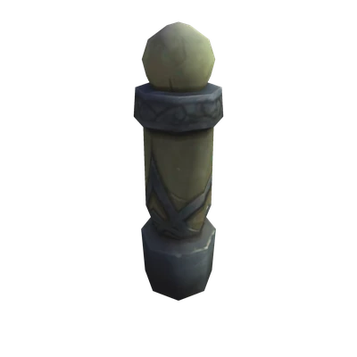 Kaldorei Stone Fencepost — WoW Housing decor