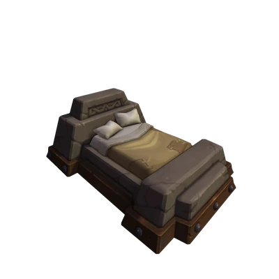 Kharanos Stone Bed — WoW Housing decor