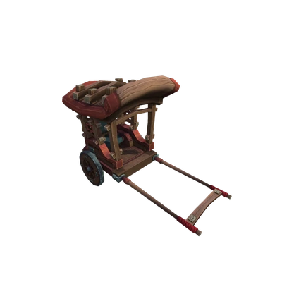 Kun-Lai Lacquered Rickshaw — WoW Housing decor