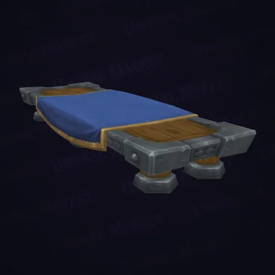Large Covered Wooden Table
