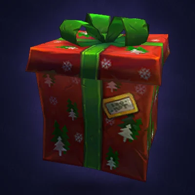 Large Red Winter Veil Gift