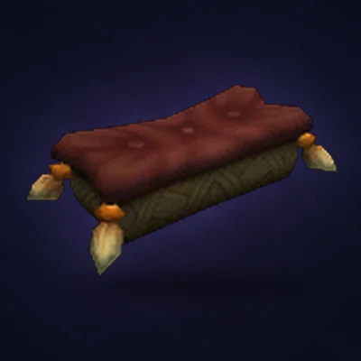 Long Red Vulpera Cushion