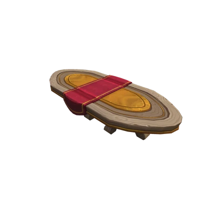 Long Silvermoon Table