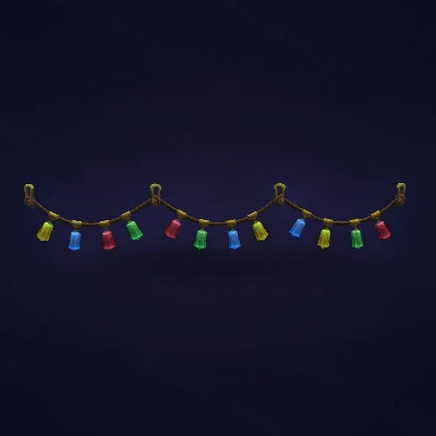 Long Strand of Winter Veil Lights