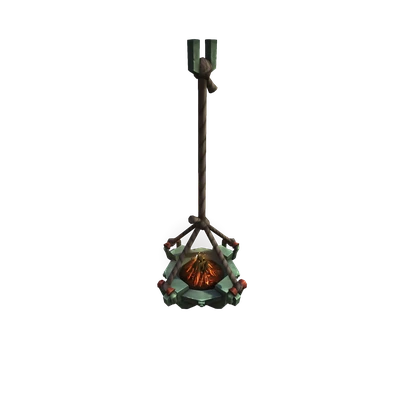 Low-Hanging Razorwind Bowl Chandelier